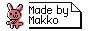 Made By Makko, featuring the pink makko bunny